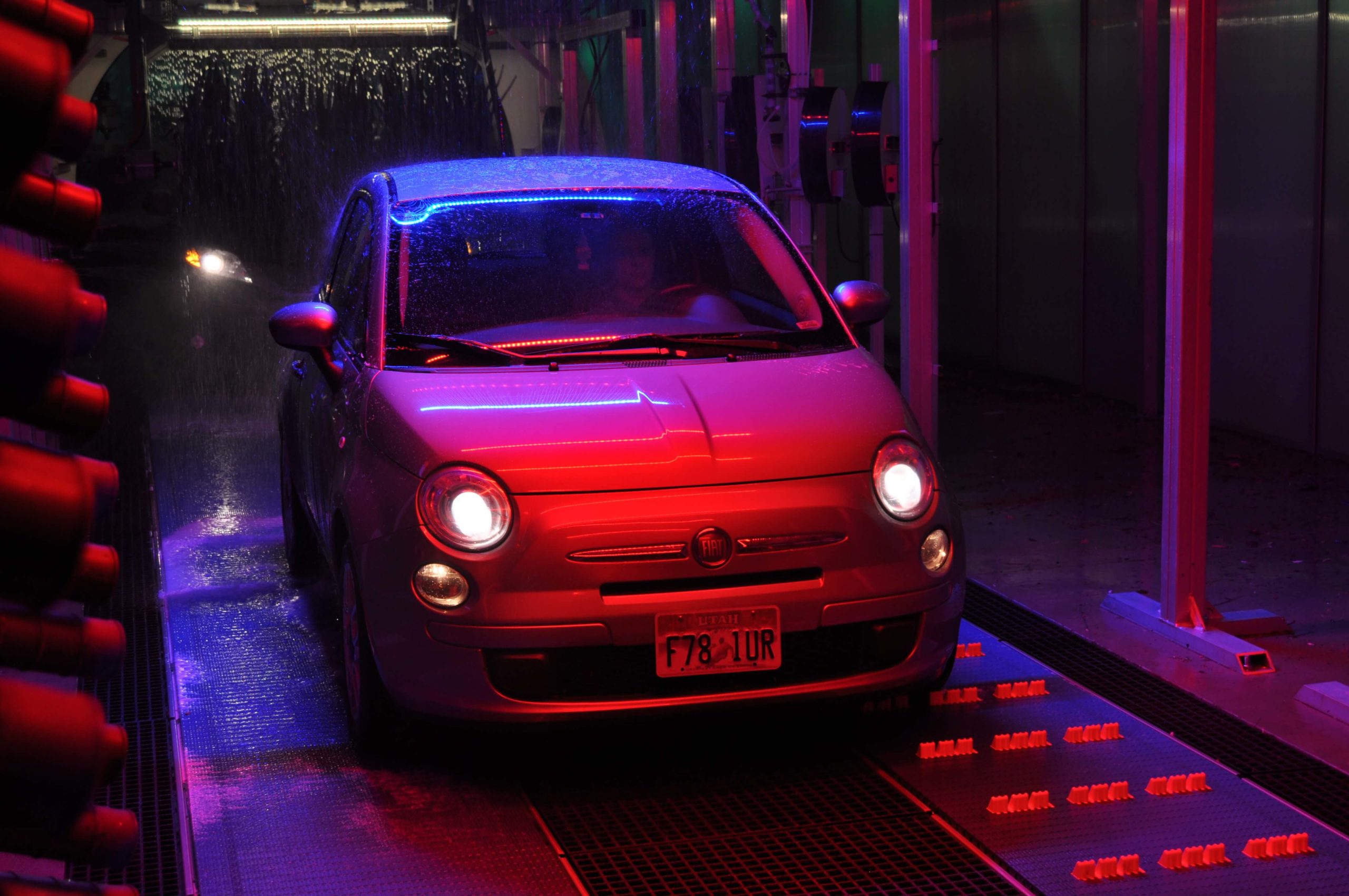 Car inside of tunnel